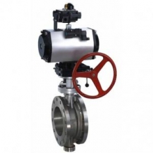 Carbon steel pneumatic butterfly valve